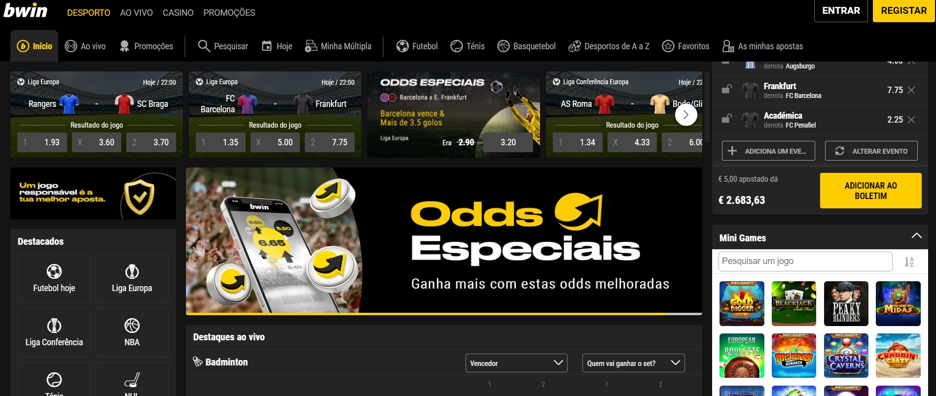 Eliminar cuenta bwin